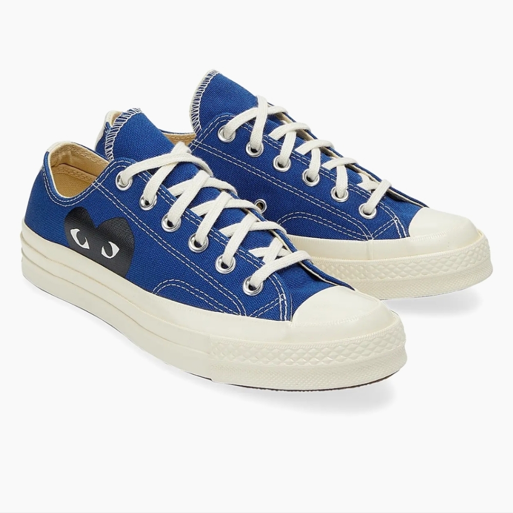 CdG PLAY x Converse | Chuck Taylor All Star Collab W6/M4 Blue White Heart
